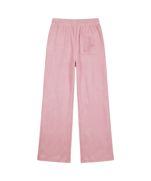엠블럼 글리터 로우라이즈 이지 팬츠_라이트 핑크 Emblem Glitter Ezzy Pants_Light Pink