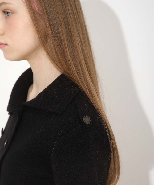 New School Knit Double Jacket Black