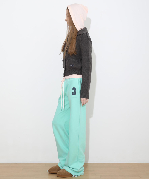 New School Knit Double Jacket Dark Gray