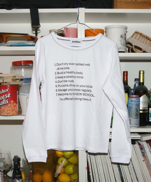 Notice Regulation Long Sleeve White