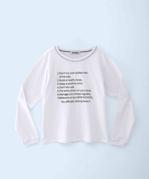 Notice Regulation Long Sleeve White