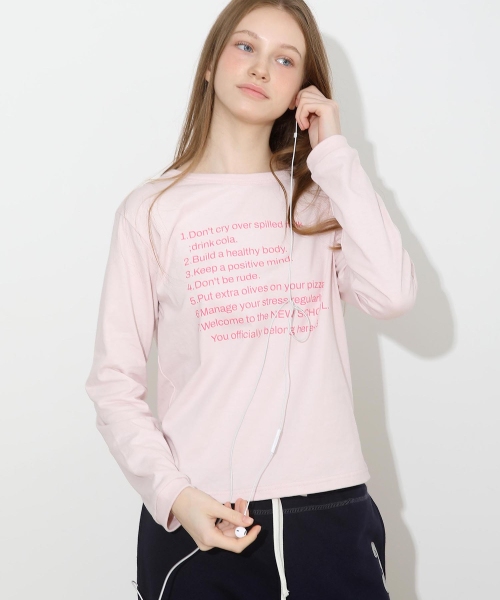 Notice Regulation Long Sleeve Baby Pink