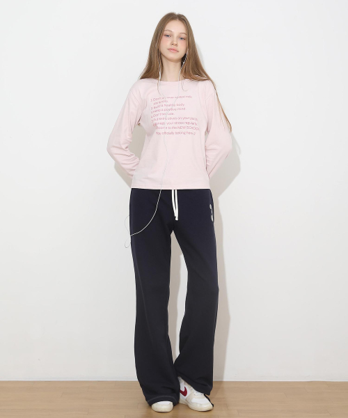 Notice Regulation Long Sleeve Baby Pink