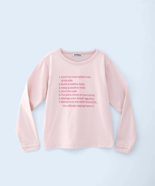 Notice Regulation Long Sleeve Baby Pink