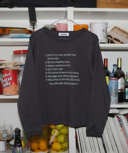 Notice Regulation Long Sleeve Charcoal