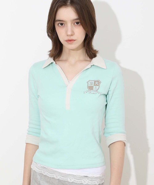 New School Merch Mid-sleeve Jade