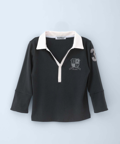 New School Merch Mid-sleeve Charcoal