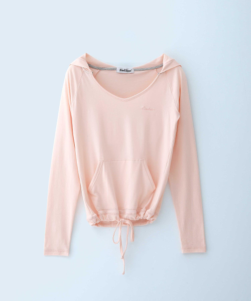 Gummy Raglan Hoodie Peach