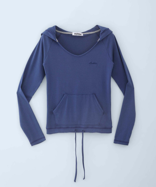 Gummy Raglan Hoodie Blue Berry