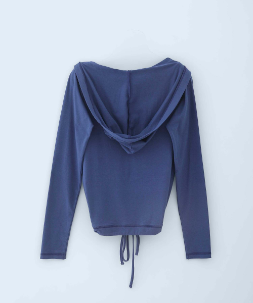 Gummy Raglan Hoodie Blue Berry