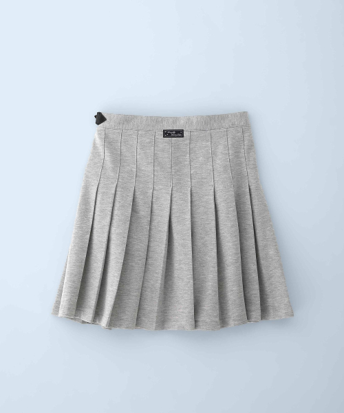 New School Cotton Buckle Lap Skirt