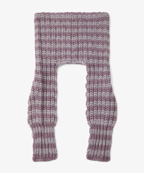 HELLO KITTY BULKY SQUARE BEANIE [PURPLE]