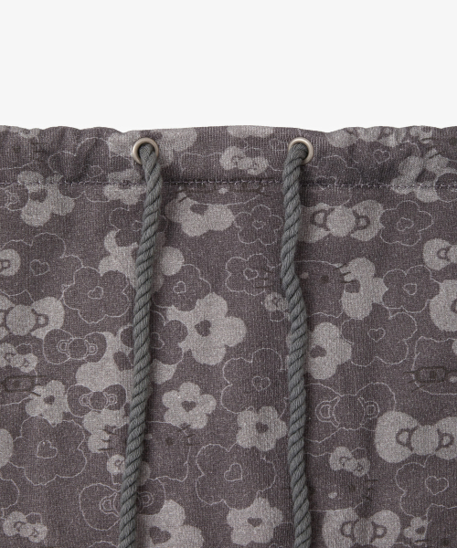 HELLO KITTY NECK WARMER BEANIE [BROWN]