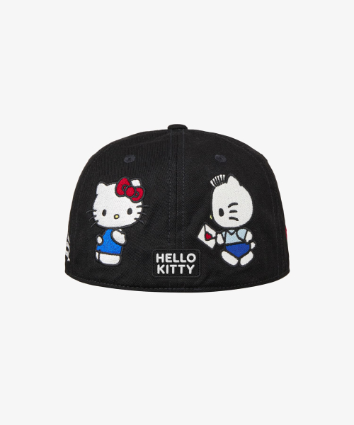 HELLO KITTY ON MY WAY TO DANIEL STAR CAP [BLACK]