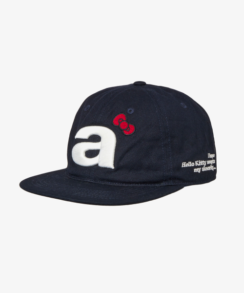 HELLO KITTY ON MY WAY TO DANIEL STAR CAP [NAVY]