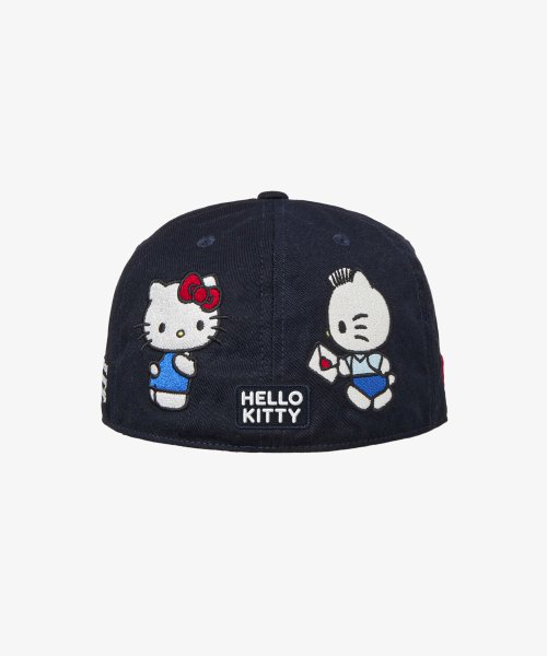 HELLO KITTY ON MY WAY TO DANIEL STAR CAP [NAVY]