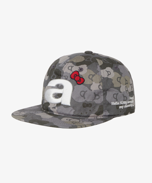 HELLO KITTY ON MY WAY TO DANIEL STAR CAP [GREY]