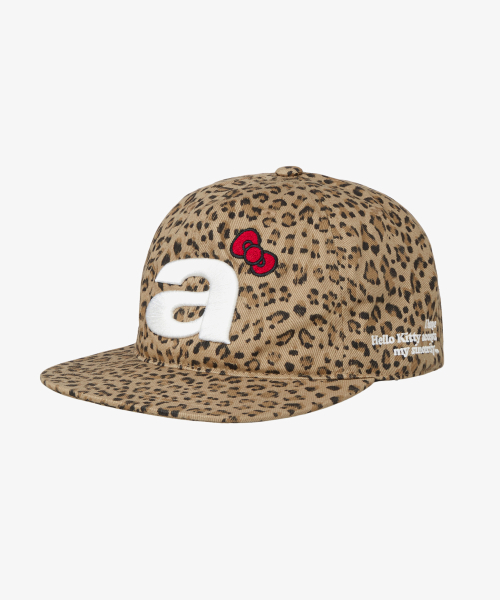HELLO KITTY ON MY WAY TO DANIEL STAR CAP [LEOPARD]