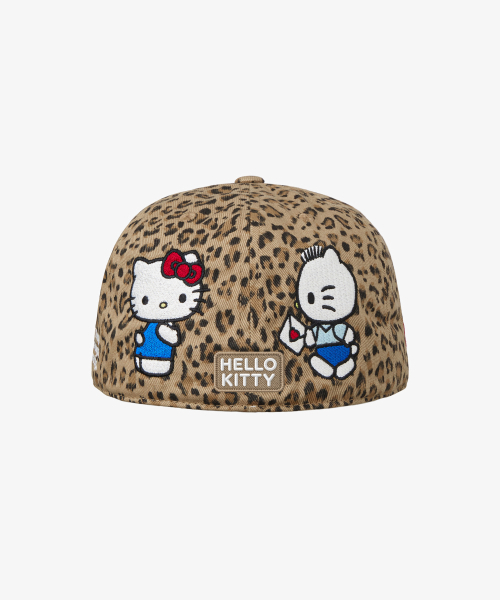 HELLO KITTY ON MY WAY TO DANIEL STAR CAP [LEOPARD]