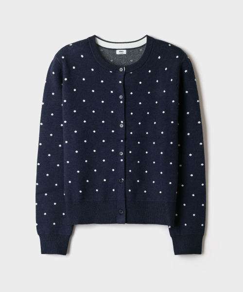 [Soft Yarn] Dot Cardigans_SPCKG49G03