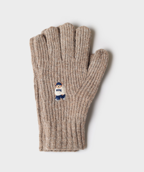 (WOODY) [Wool Blend] Embroidered Glove_SPAGG4TAY0