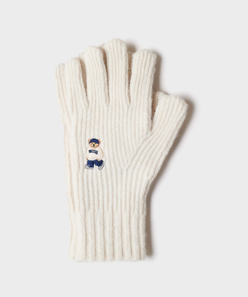 (WOODY) [Wool Blend] Embroidered Glove_SPAGG4TAY0