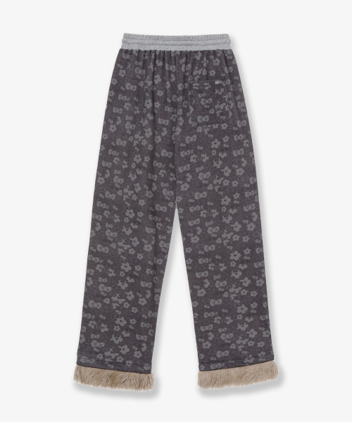 HELLO KITTY FUR SWEATPANTS [BROWN]