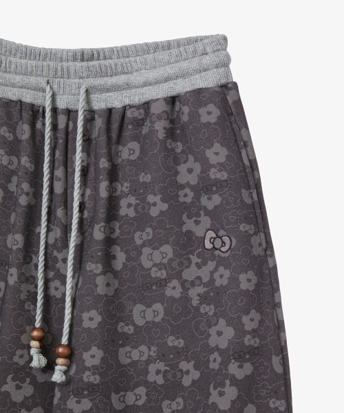 HELLO KITTY FUR SWEATPANTS [BROWN]