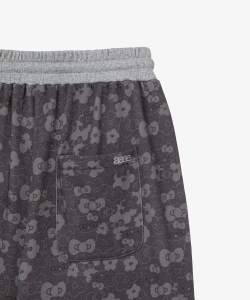HELLO KITTY FUR SWEATPANTS [BROWN]