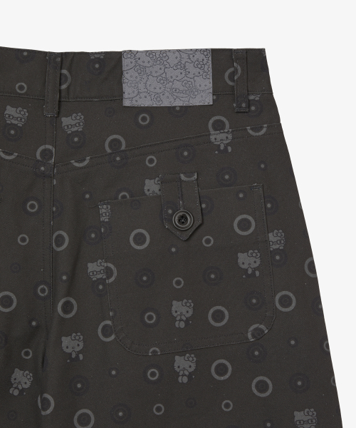 HELLO KITTY WORK PANTS [CHARCOAL]