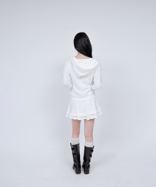 BELLA MINI SKIRT WHITE