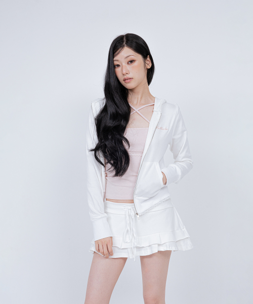 BELLA MINI SKIRT WHITE