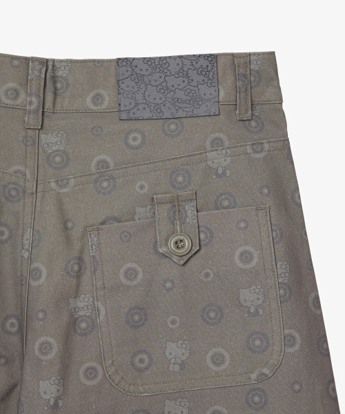 HELLO KITTY WORK PANTS [KHAKI]