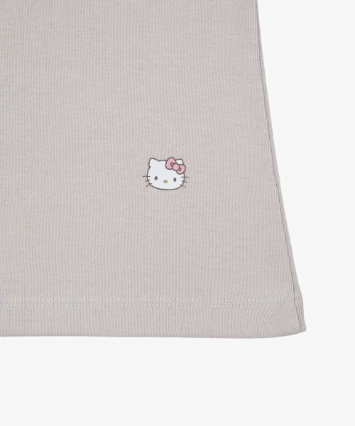 HELLO KITTY DOT SMALL LETTER TEE [ASH]