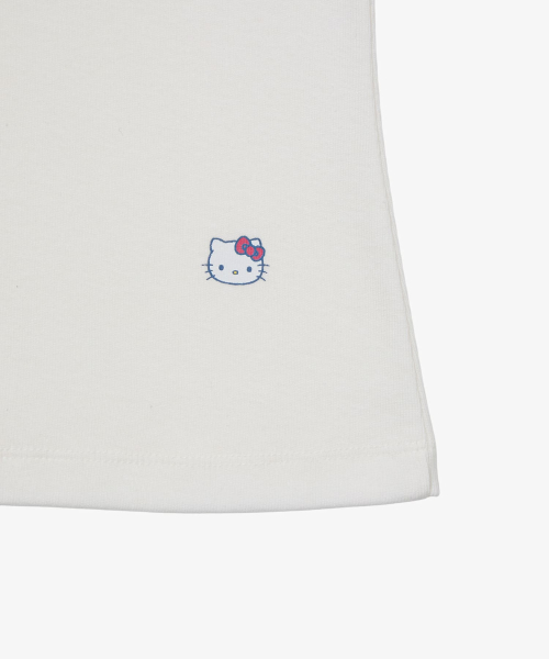 HELLO KITTY DOT SMALL LETTER TEE [WHITE]