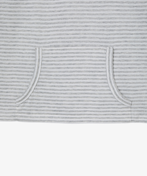 HELLO KITTY STRIPE TEE [GREY]