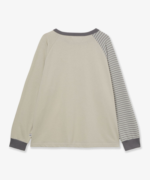 HELLO KITTY HOUSE GRAPHIC RAGLAN TEE [BEIGE]