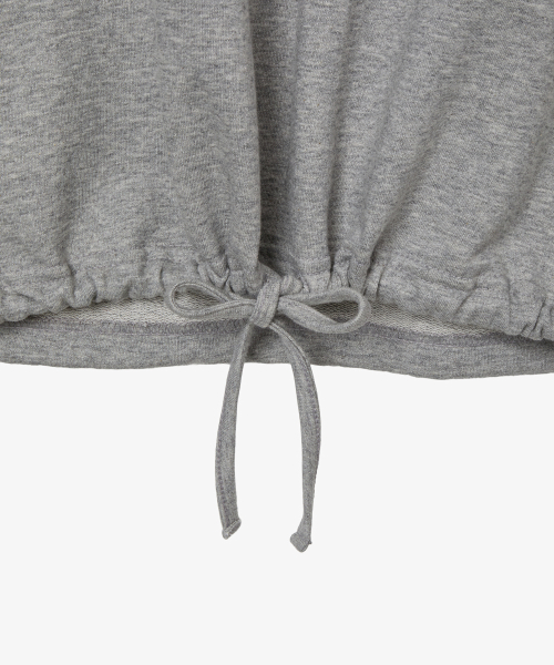 HELLO KITTY DRAWSTRING TOP [GREY]