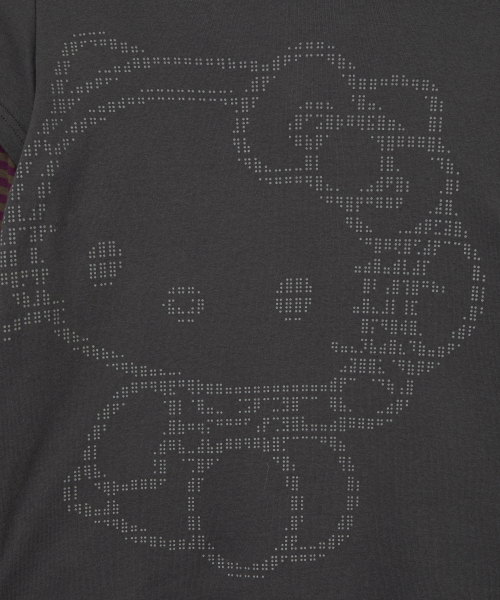 HELLO KITTY LAYERED HOODIE [PURPLE]