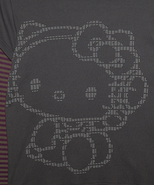 HELLO KITTY LAYERED HOODIE [PURPLE]