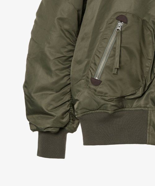 HELLO KITTY BOMBER JACKET [KHAKI]
