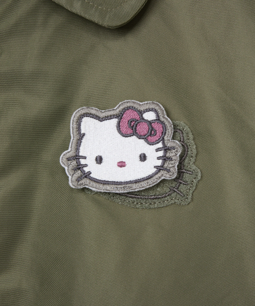 HELLO KITTY BOMBER JACKET [KHAKI]