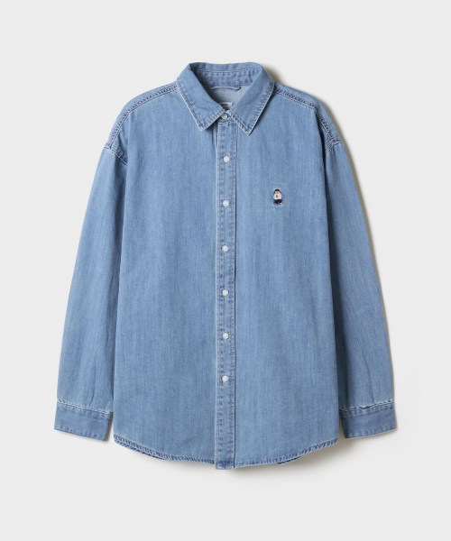 (WOODY) Oversized Denim Shirts_SPYJG49CY3