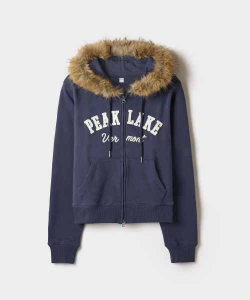 Fur-Trim Hooded Zip-Up (Fleece-Lined)_SPMZG4VG30