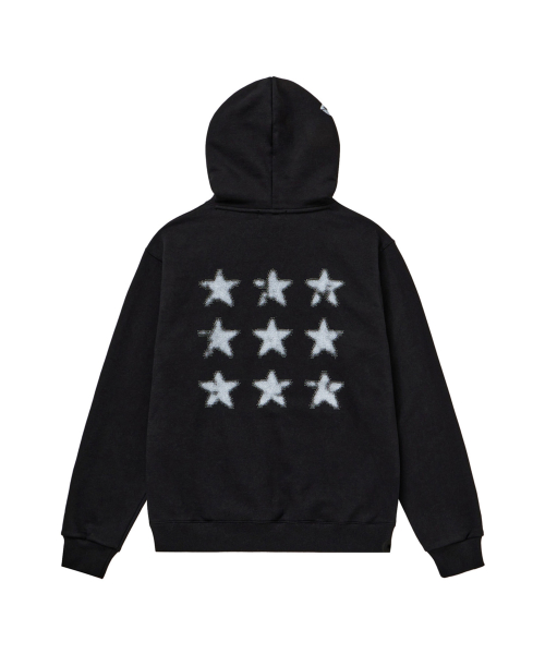TURN ON YOUR PHONE SPRAY HOODIE IN BLACK