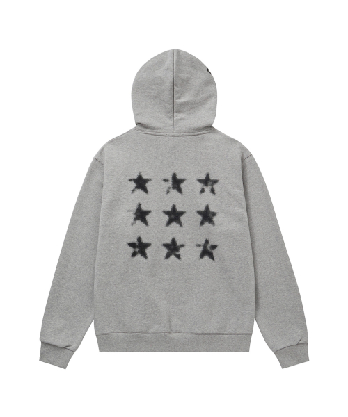 TURN ON YOUR PHONE SPRAY HOODIE IN MELANGE GREY