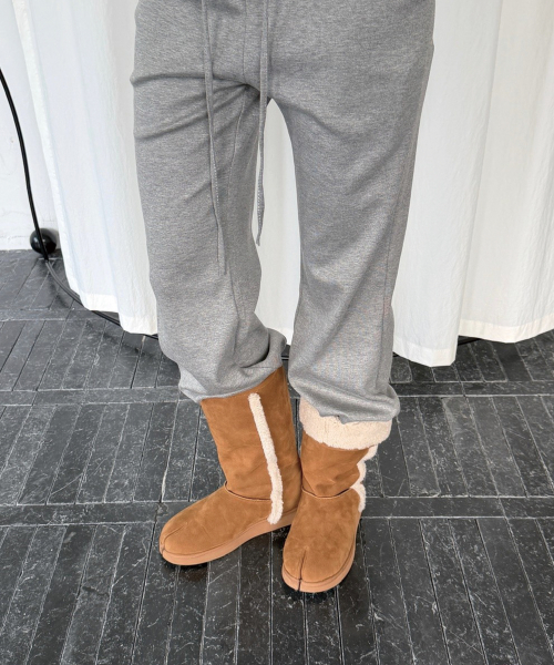 TABI SHEARLING BOOTS (CHESTNUT BROWN)