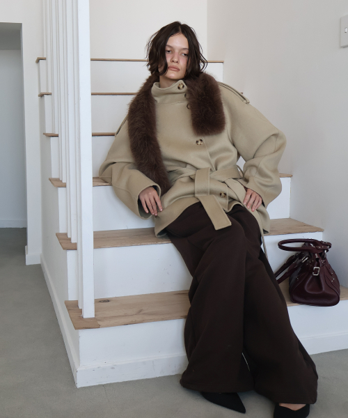 EASY SWEAT PANTS (BROWN)