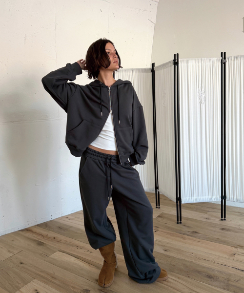 EASY SWEAT PANTS (CHARCOAL)