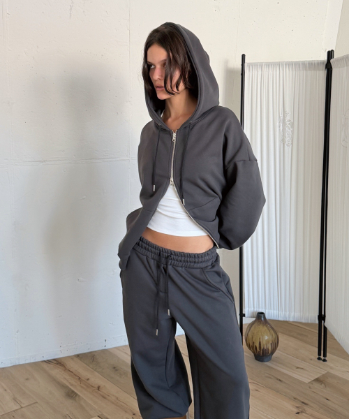 EASY SWEAT PANTS (CHARCOAL)